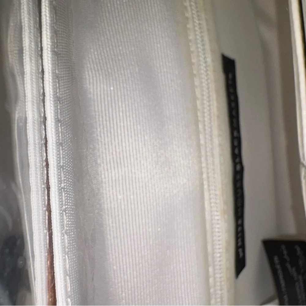 White House Black Market Purple Snake Print Clutch - Picture 3 of 4